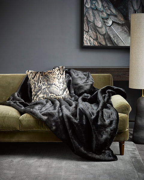 Black Panther Throw Heirloom Furtex Furtex NZ