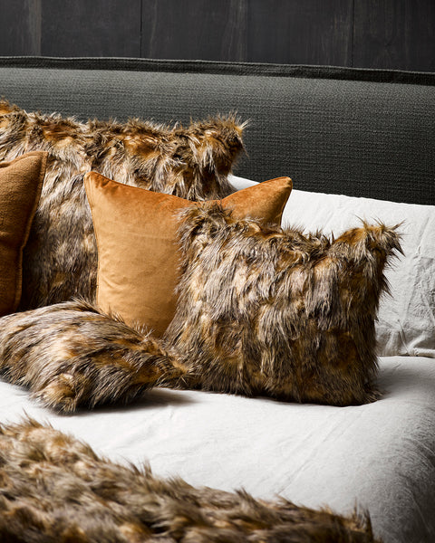 Red Fox Cushion Heirloom Furtex Furtex NZ