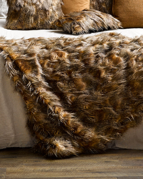 Red Fox Throw Heirloom Furtex Furtex NZ