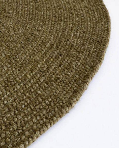 Tairua Moss Green Floor Rug | Furtex NZ